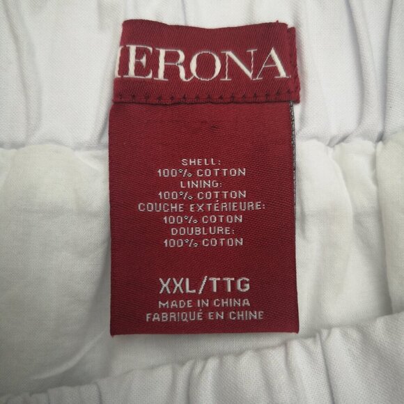 NWT Merona Ladies Size XXL White Fully Lined Elastic & Tie Waist Skirt - Picture 4 of 11